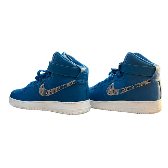 NIKE AIR FORCE I HIGH \'07 LV8 AFRO PUNK Blue Size 11.5 Sneakers main image 7